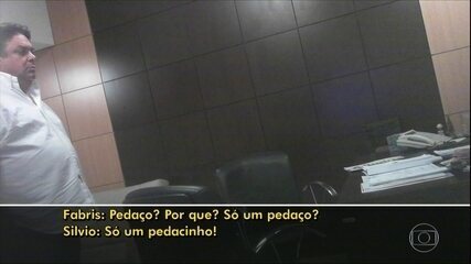 Imagens mostram insatisfação de deputado por valor que recebeu de propina